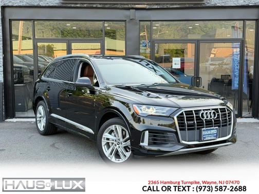 Black 2021 Audi Q7 55 Premium Plus