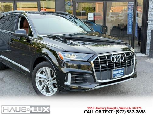 Black 2021 Audi Q7 55 Premium Plus