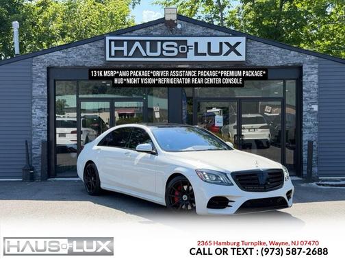 White 2019 Mercedes-Benz S-Class S 580e 4MATIC
