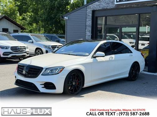 White 2019 Mercedes-Benz S-Class S 580e 4MATIC