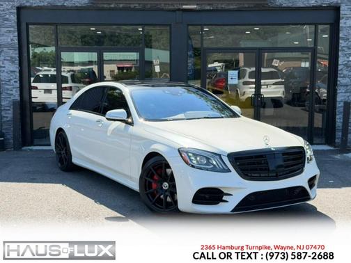 White 2019 Mercedes-Benz S-Class S 580e 4MATIC