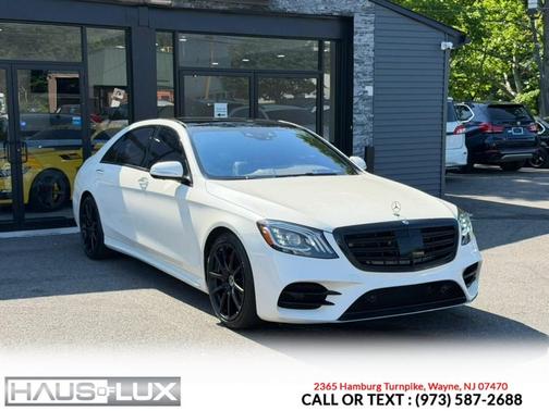 White 2019 Mercedes-Benz S-Class S 580e 4MATIC