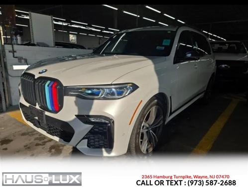 White 2021 BMW X7 M50i