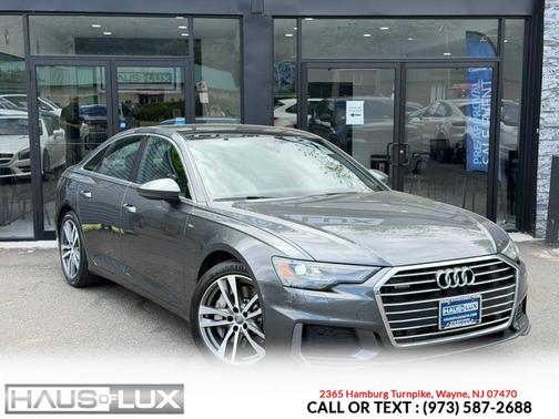 Gray 2019 Audi A6 55 Premium