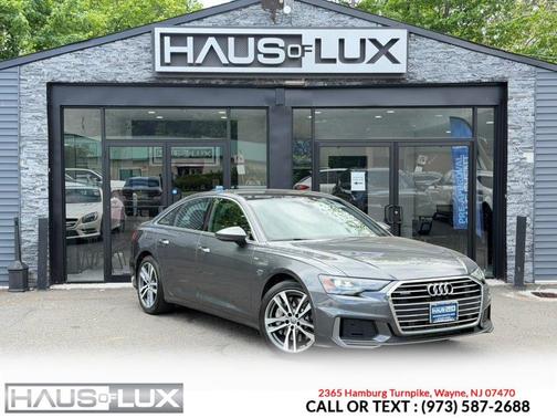 Gray 2019 Audi A6 55 Premium