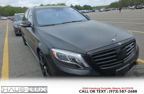 Black 2016 Mercedes-Benz AMG S 63 4MATIC