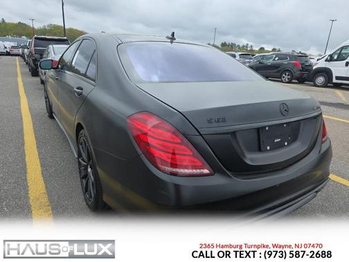 Black 2016 Mercedes-Benz AMG S 63 4MATIC