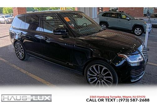 Black 2019 Land Rover Range Rover 5.0L V8 Supercharged