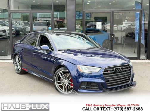 Blue 2018 Audi S3 2.0T Premium Plus