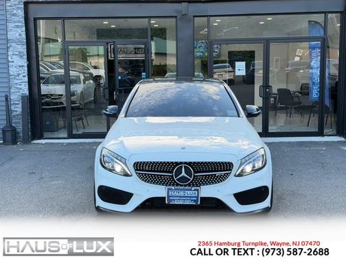White 2018 Mercedes-Benz AMG C 43 4MATIC