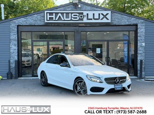 White 2018 Mercedes-Benz AMG C 43 4MATIC