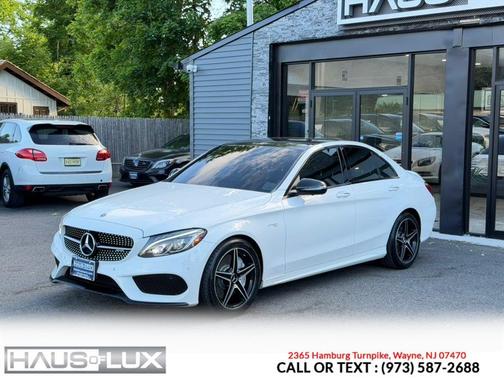 White 2018 Mercedes-Benz AMG C 43 4MATIC