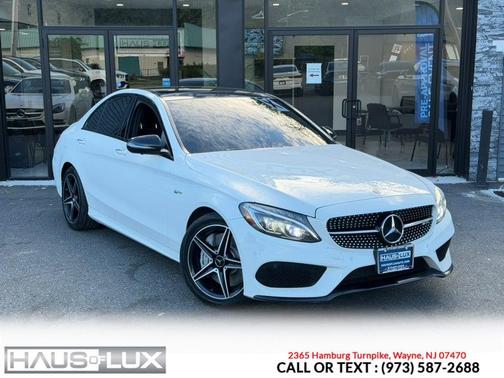 White 2018 Mercedes-Benz AMG C 43 4MATIC