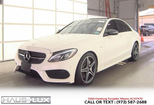 White 2018 Mercedes-Benz AMG C 43 4MATIC