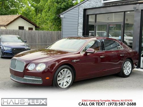 Red 2015 Bentley Flying Spur Base