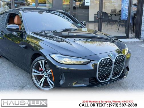 Black Sapphire Metallic 2021 BMW 430 i xDrive