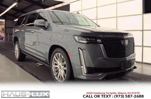 Gray 2021 Cadillac Escalade ESV Premium Luxury