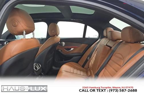 Blue 2020 Mercedes-Benz AMG C 43 4MATIC