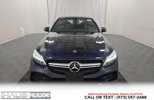 Blue 2020 Mercedes-Benz AMG C 43 4MATIC
