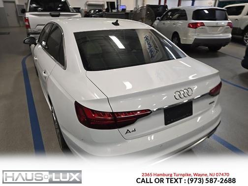 White 2022 Audi A4 45 S line Premium Plus