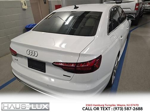 White 2022 Audi A4 45 S line Premium Plus