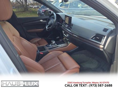 White 2021 Audi Q5 45 Premium Plus