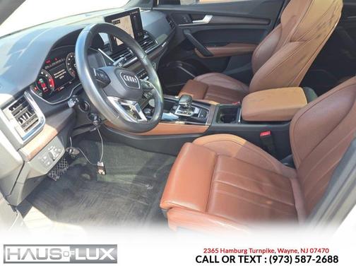 White 2021 Audi Q5 45 Premium Plus