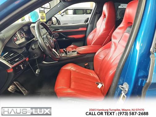 Long Beach Blue Metallic 2017 BMW X6 M Sports Activity Coupe