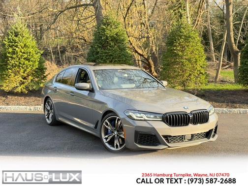 Bernina Grey Amber Effect Metallic 2022 BMW M550 i Xdrive
