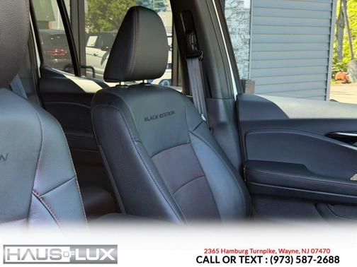 Platinum White Pearl 2025 Honda Ridgeline Black