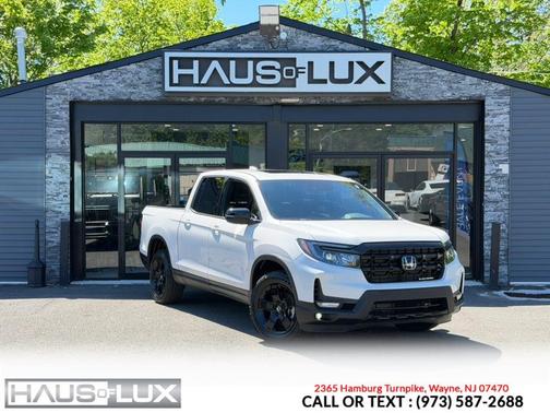 Platinum White Pearl 2025 Honda Ridgeline Black