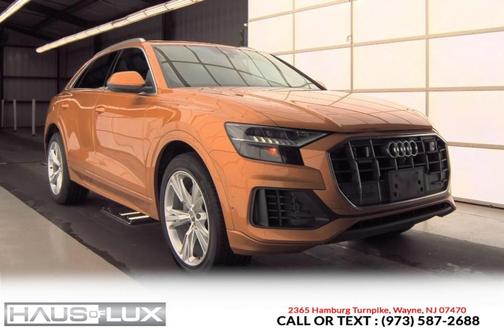 Orange 2019 Audi Q8 3.0T Premium Plus