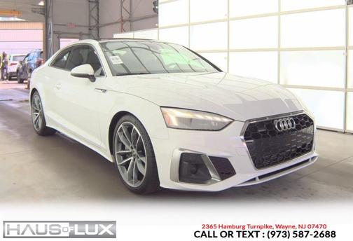Glacier White Metallic 2022 Audi A5 45 S line Premium Plus