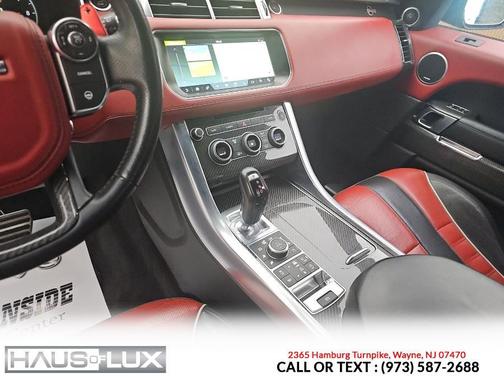 Black 2017 Land Rover Range Rover Sport 5.0L Supercharged SVR