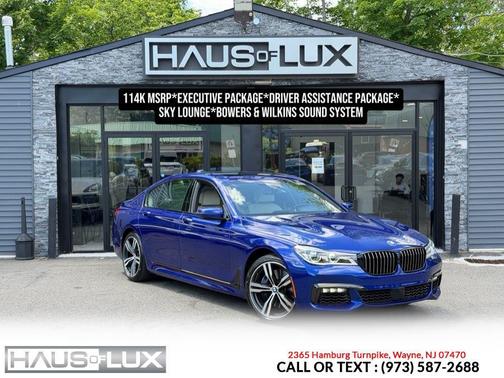 Black 2018 BMW 750 I