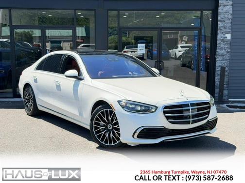 White 2022 Mercedes-Benz S-Class 4MATIC