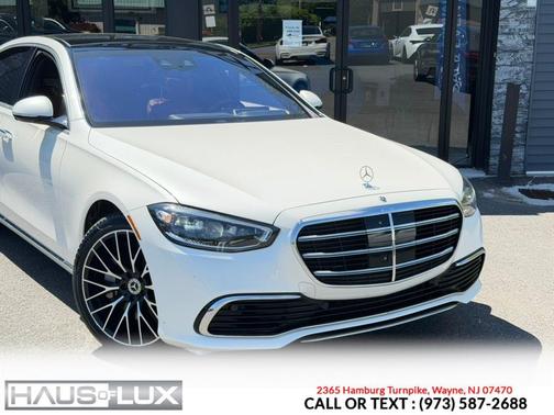 White 2022 Mercedes-Benz S-Class 4MATIC