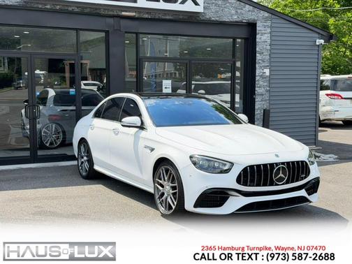 White 2021 Mercedes-Benz AMG E 63 S 4MATIC+