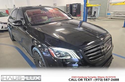 Black 2018 Mercedes-Benz S-Class S 560 Sedan