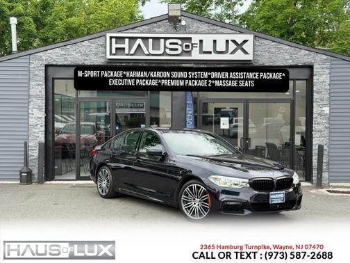 Blue 2019 BMW 540 xDrive
