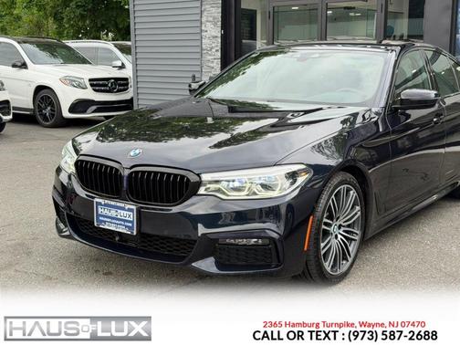 Blue 2019 BMW 540 xDrive