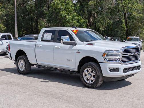 Bright White Clearcoat 2024 RAM 2500 Laramie Crew Cab 4x4 6'4' Box