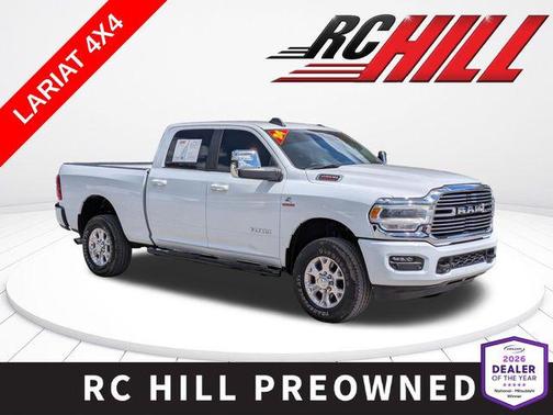 Bright White Clearcoat 2024 RAM 2500 Laramie Crew Cab 4x4 6'4' Box