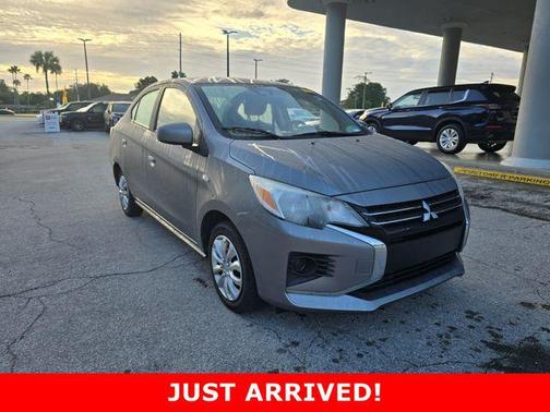 Mercury Gray Metallic 2023 Mitsubishi Mirage G4 ES