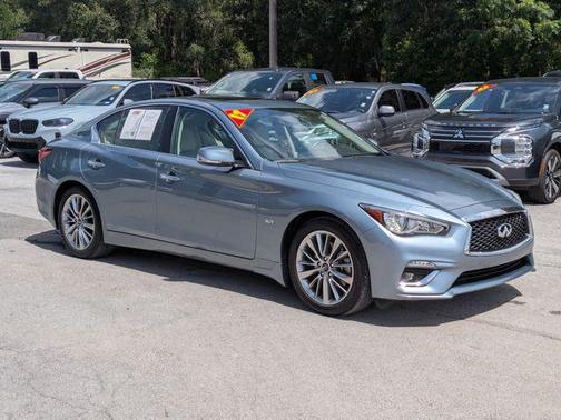Hagane Blue 2018 INFINITI Q50 3.0t LUXE