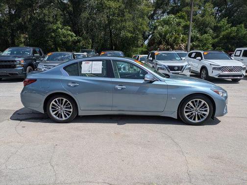Hagane Blue 2018 INFINITI Q50 3.0t LUXE