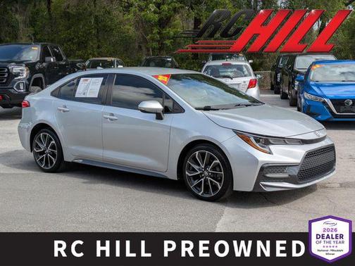 Silver 2022 Toyota Corolla SE