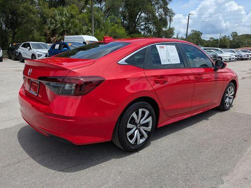 Rallye Red 2025 Honda Civic LX