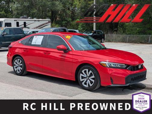 Rallye Red 2025 Honda Civic LX