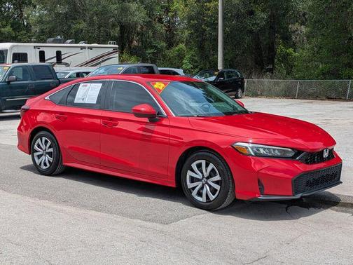 Rallye Red 2025 Honda Civic LX